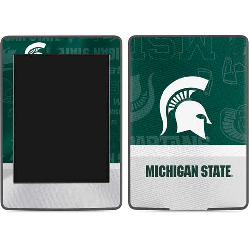 Michigan State University Jersey Split Amazon Kindle Skin